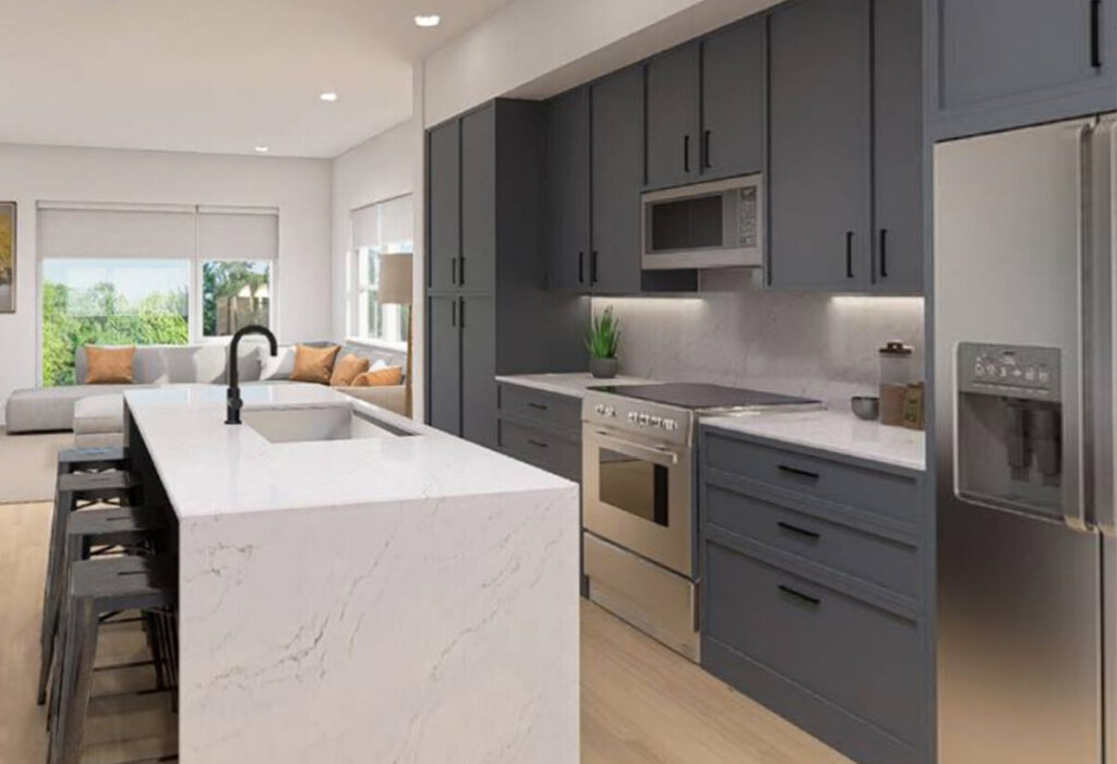 kitchen view in trestle floor plan